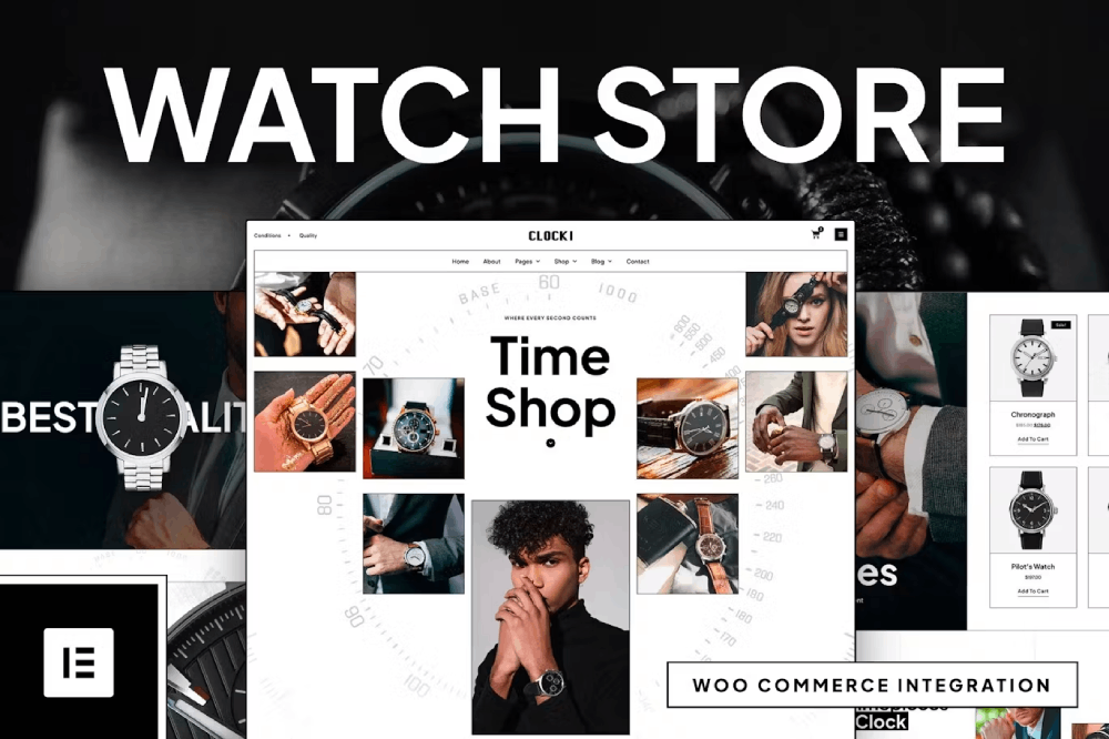 Clocki eCommerce Elementor Template Kit