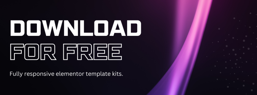 elementor template kits for free