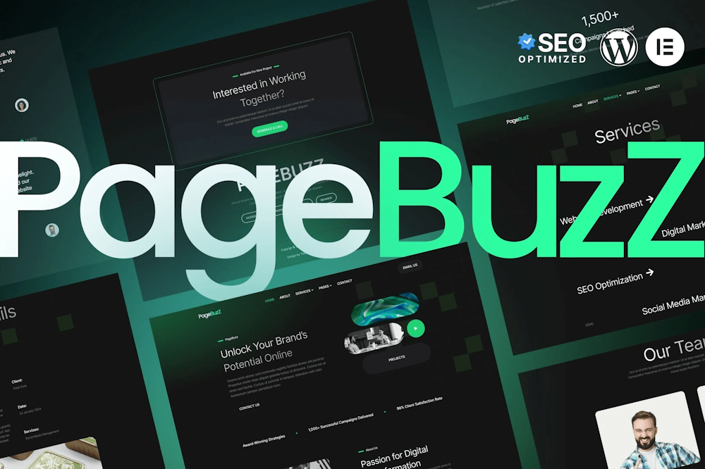 PageBuzz Elementor Template Kit