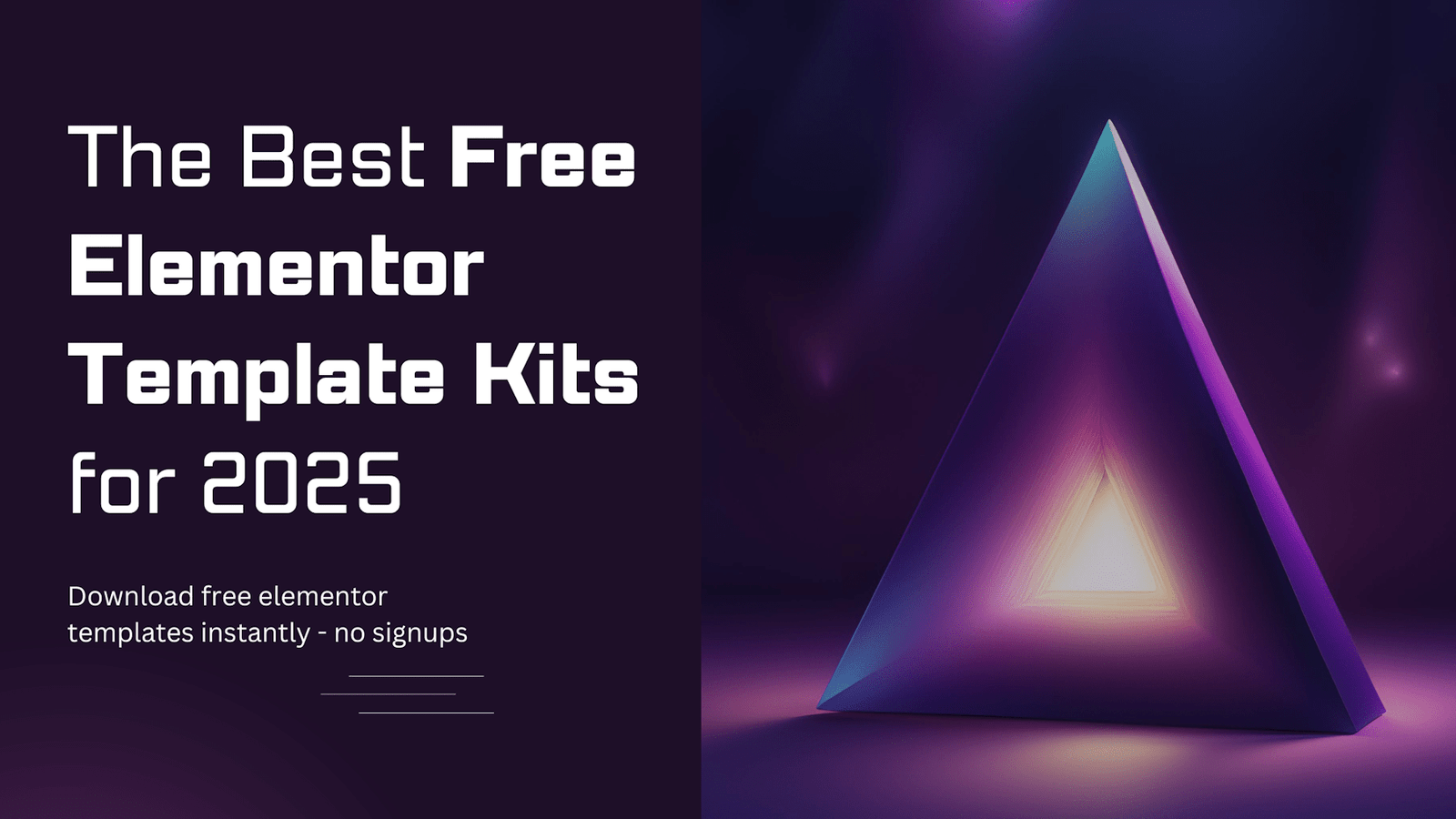 The Best Free Elementor Template Kits for 2025 (Create Stunning WordPress Websites)