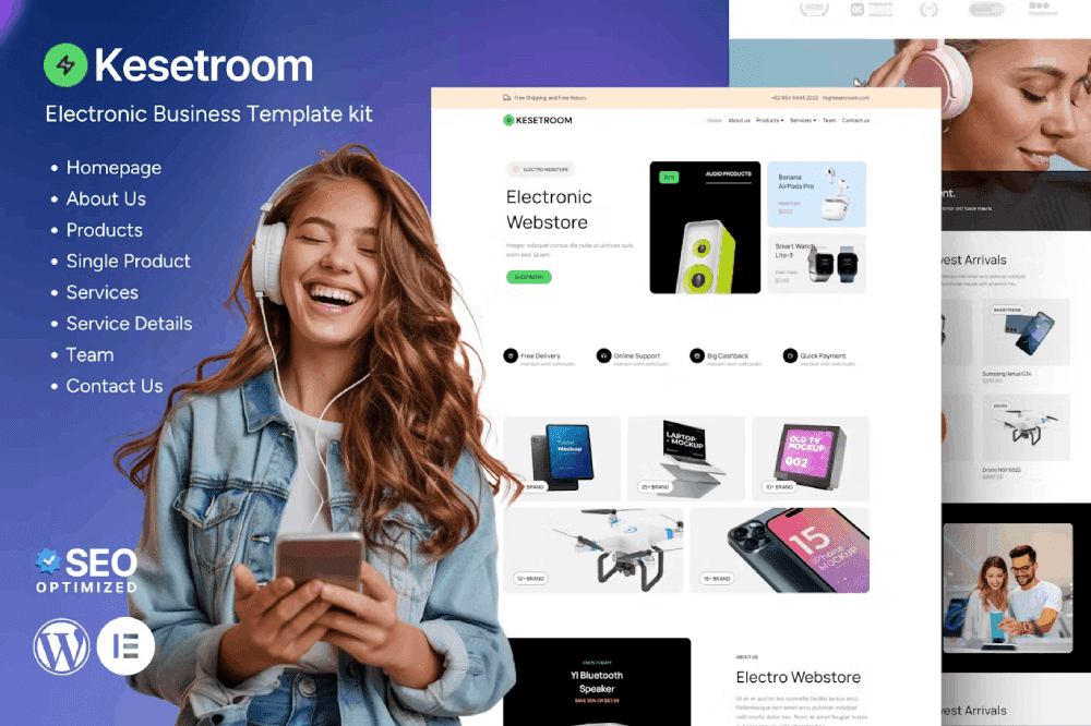 Kesetroom – Electronic Business Template Kit TemplateGoat