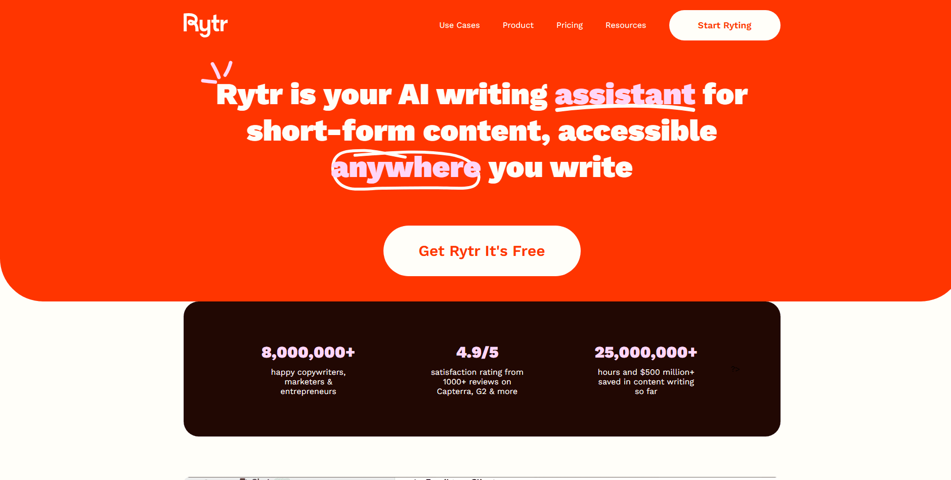 best AI writing tools 2025 rytr