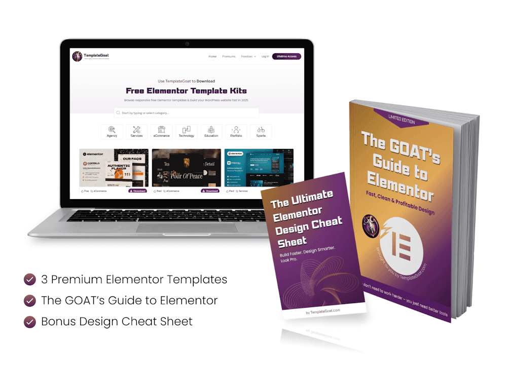 Download Free Elementor 3 Pack by TemplateGoat