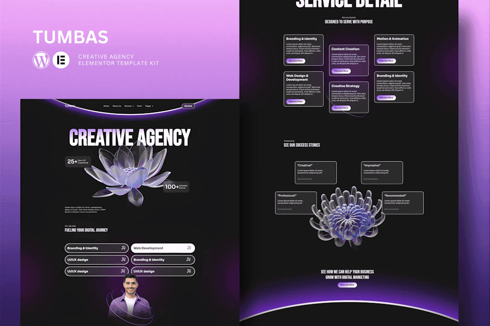 Tumbas – Creative Agency Elementor Template Kit