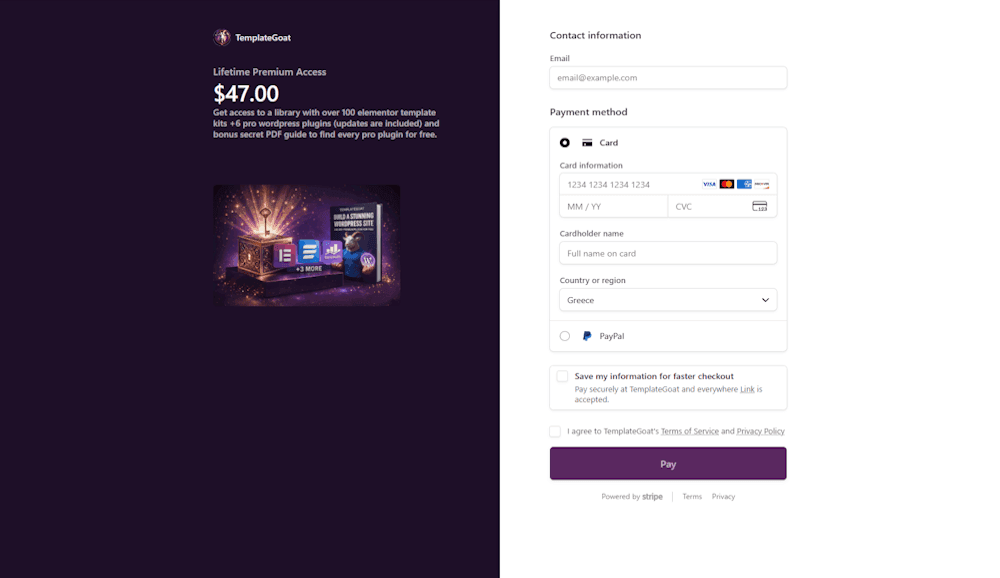 TemplateGoat Premium Upgrade Proccess