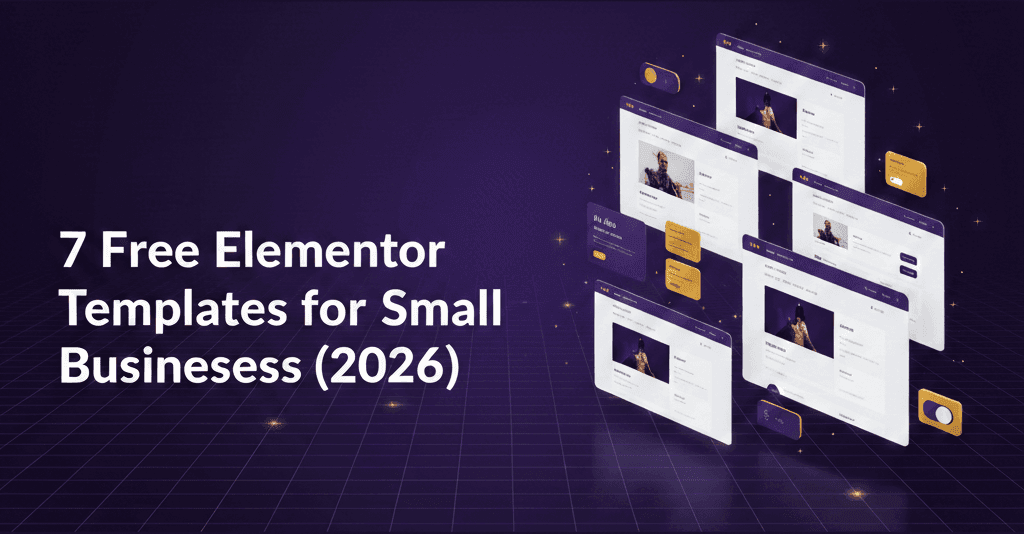 7 Free Elementor Templates for Small Businesses (2026) free elementor template kits for small businesses
